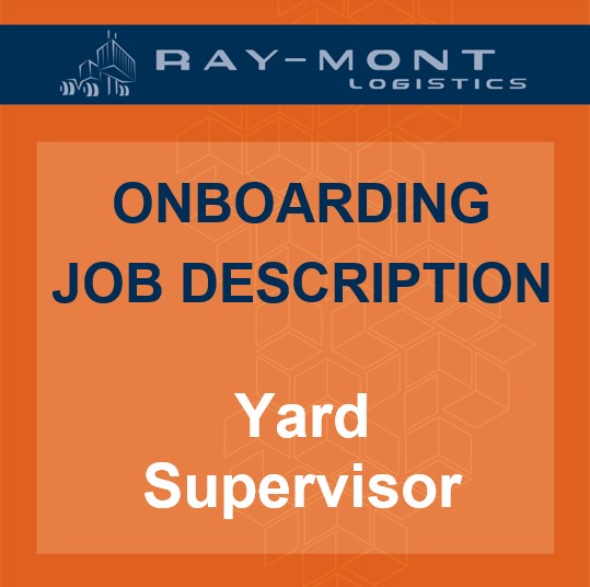 Job Description - Yard Supervisor