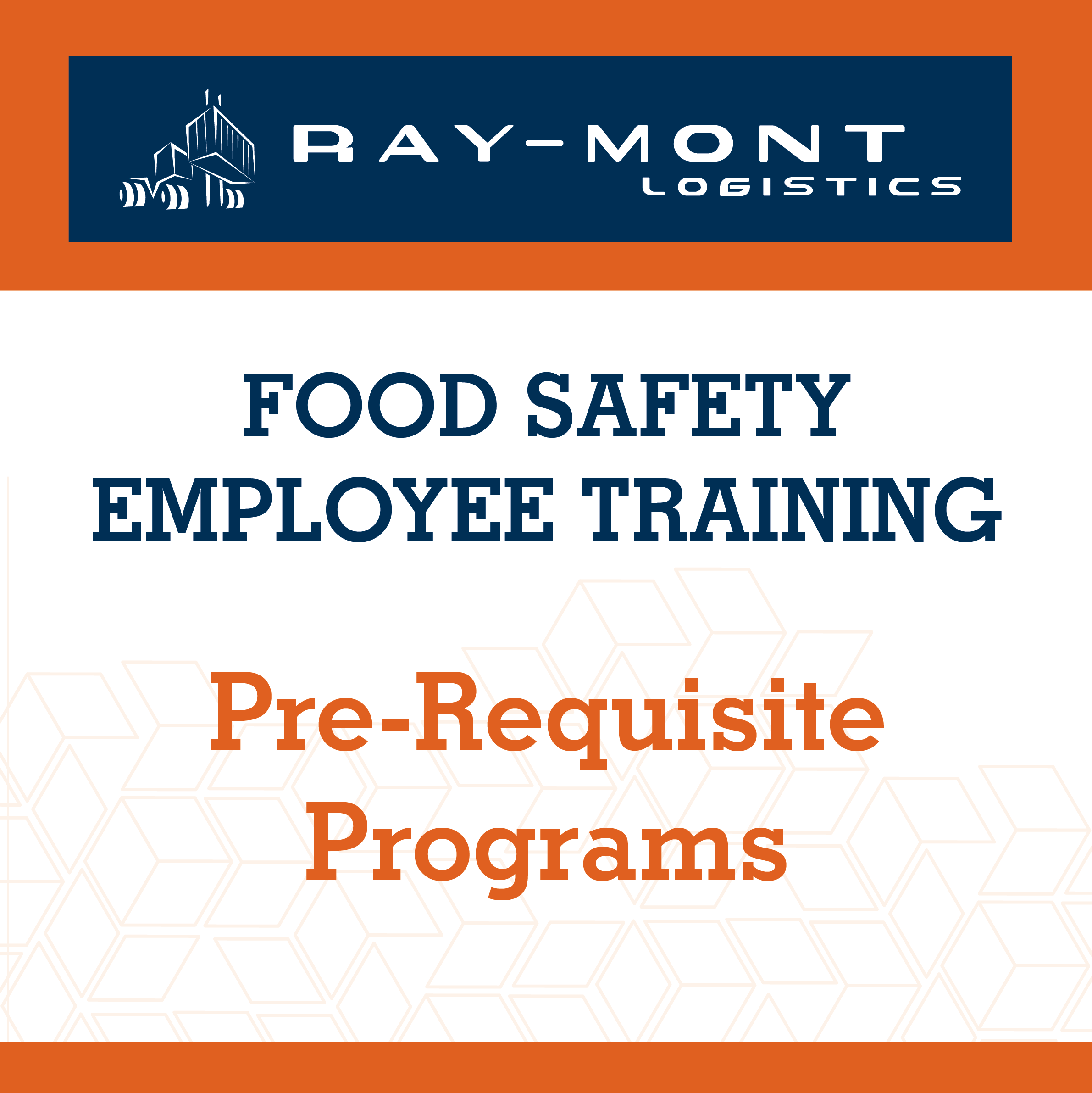 Pre-Requisite Programs